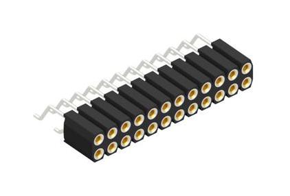 Fischer Elektronik Bl 20 Smd 24 Connector, Header, Female Socket, 24Ways