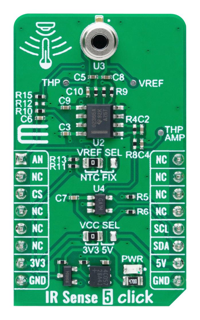 MikroElektronika Mikroe-6093 Ir Sense 5 Click Add-On Board, 3.3V/5V