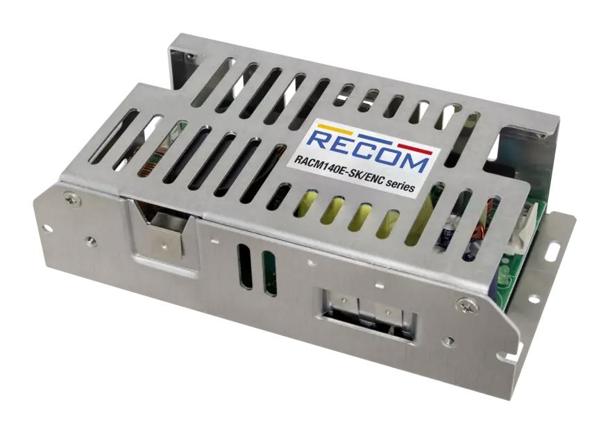 RECOM Power Racm140E-24Sk/enc Ac/dc Power Supply, 24Vdc, 5.8A, 140W