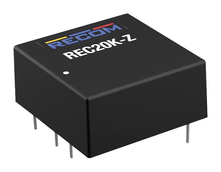 RECOM Power Rec20K-4815Sz Dc-Dc Converter, 15V, 1.333A