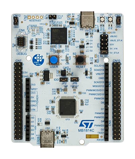 STMicroelectronics Nucleo-H533Re Dev Brd, Nucleo-64, ARM Cortex-M33F