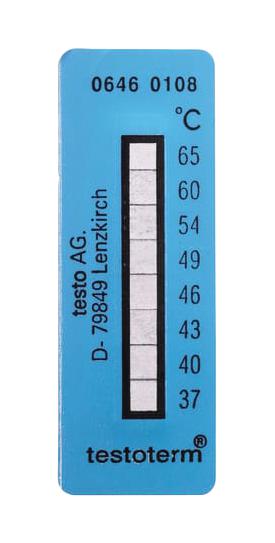 Testo 0646 0108 Temp Measuring Strip, 37-65 Deg C