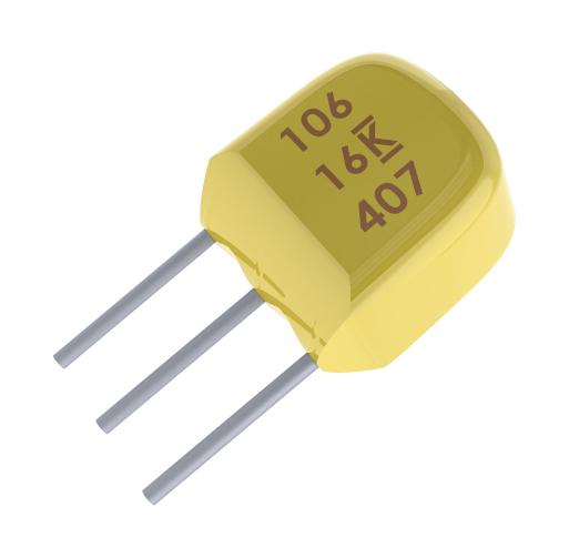 KEMET T398E106M016At Capacitor, Tantalum, 10Uf, 16V, Radial