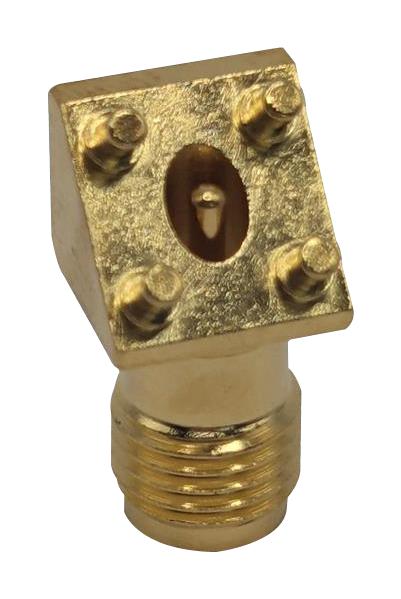 Mueller Electric Bu-1420711271 Rf Connector, Sma, 45Deg Jack, 50 Ohm, Pcb