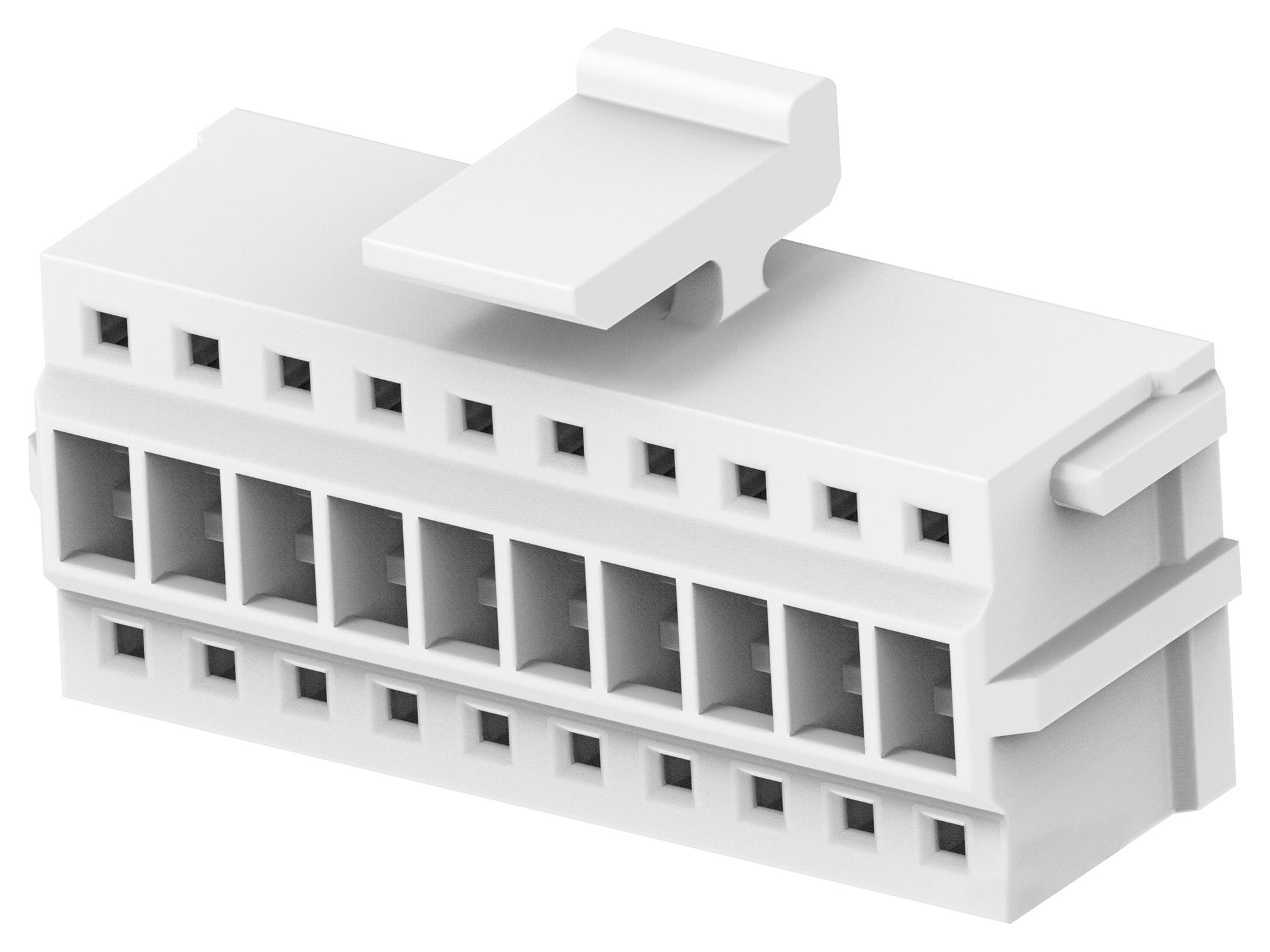 Te Connectivity 2394528-2 Conn Housing, Rcpt, 20Pos, 2Row, 1.5mm