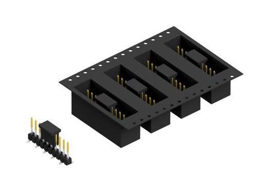 Fischer Elektronik Sl 10 Smd 078 10 S B Tr Connector, Male Header, 10Ways