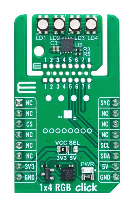 MikroElektronika Mikroe-6240 1X4 Rgb Click