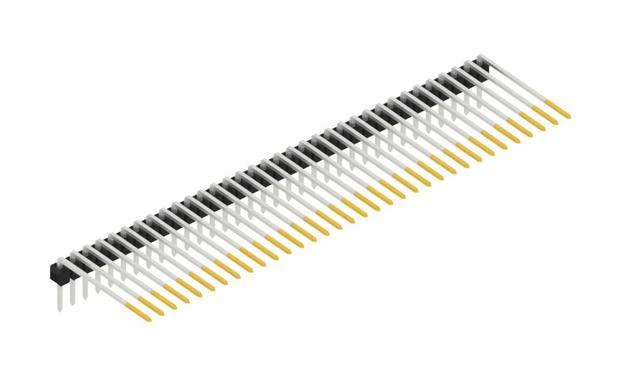 Fischer Elektronik Sl 3 207 34 S Connector, Male Header, 34Ways