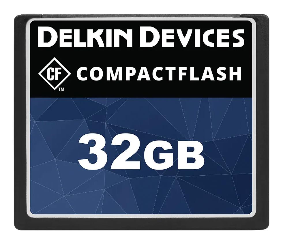 Delkin Devices Cf32Apsgs-Fd000-D Compact Flash Card, Mlc, 32Gb