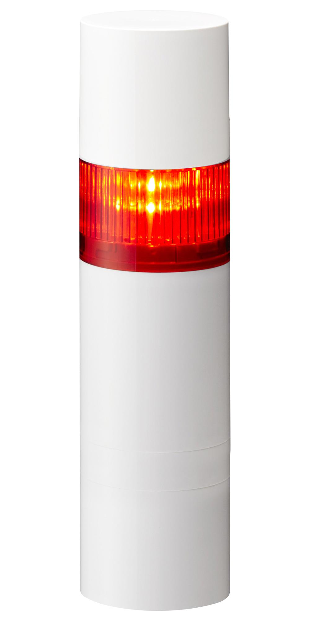 Patlite Lr6-102Wmbw-R+Fb295 Signal Tower, Red, 88Db, 24Vdc