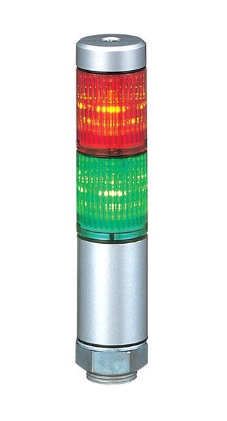 Patlite Mps-202-Rg Signal Tower, Continuous, Green/red, 24V