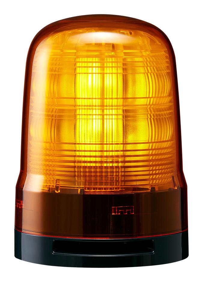 Patlite Sf10-M2Ktn-Y Beacon, 240Vac, 8.5W, Amber, 100mm