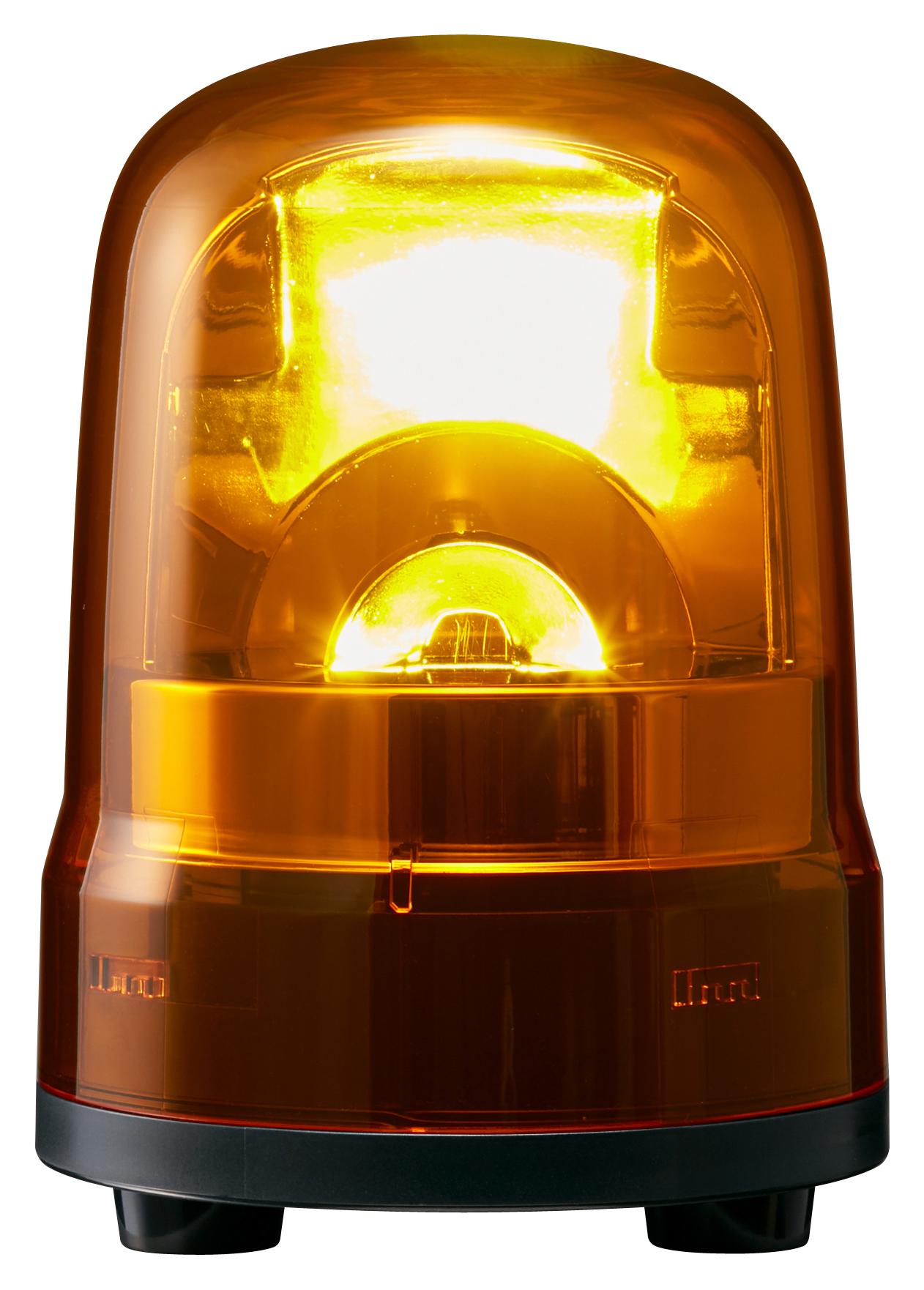 Patlite Skh-M2T-Y Beacon, 240Vac, 3W, Amber, 100mm