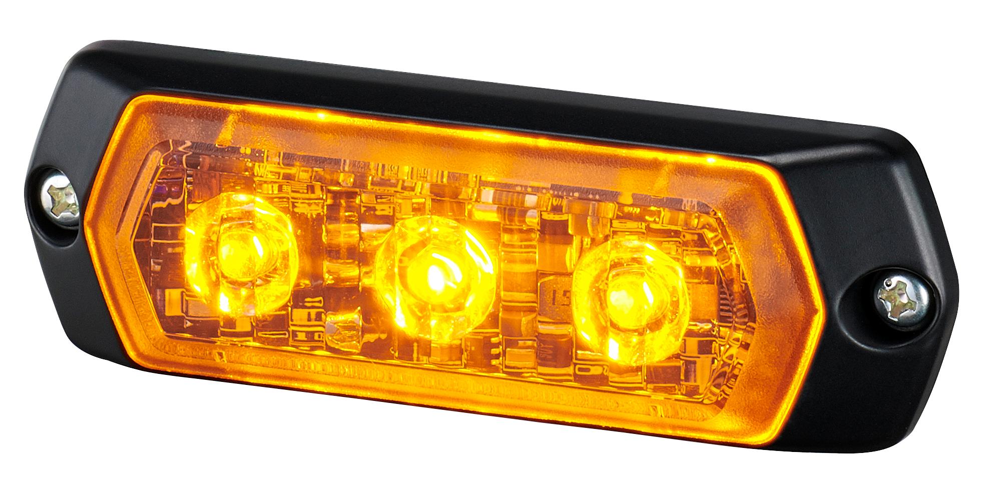 Patlite Lpt-1M1-Y Warning Light, 24Vdc, 3.6W, Amber