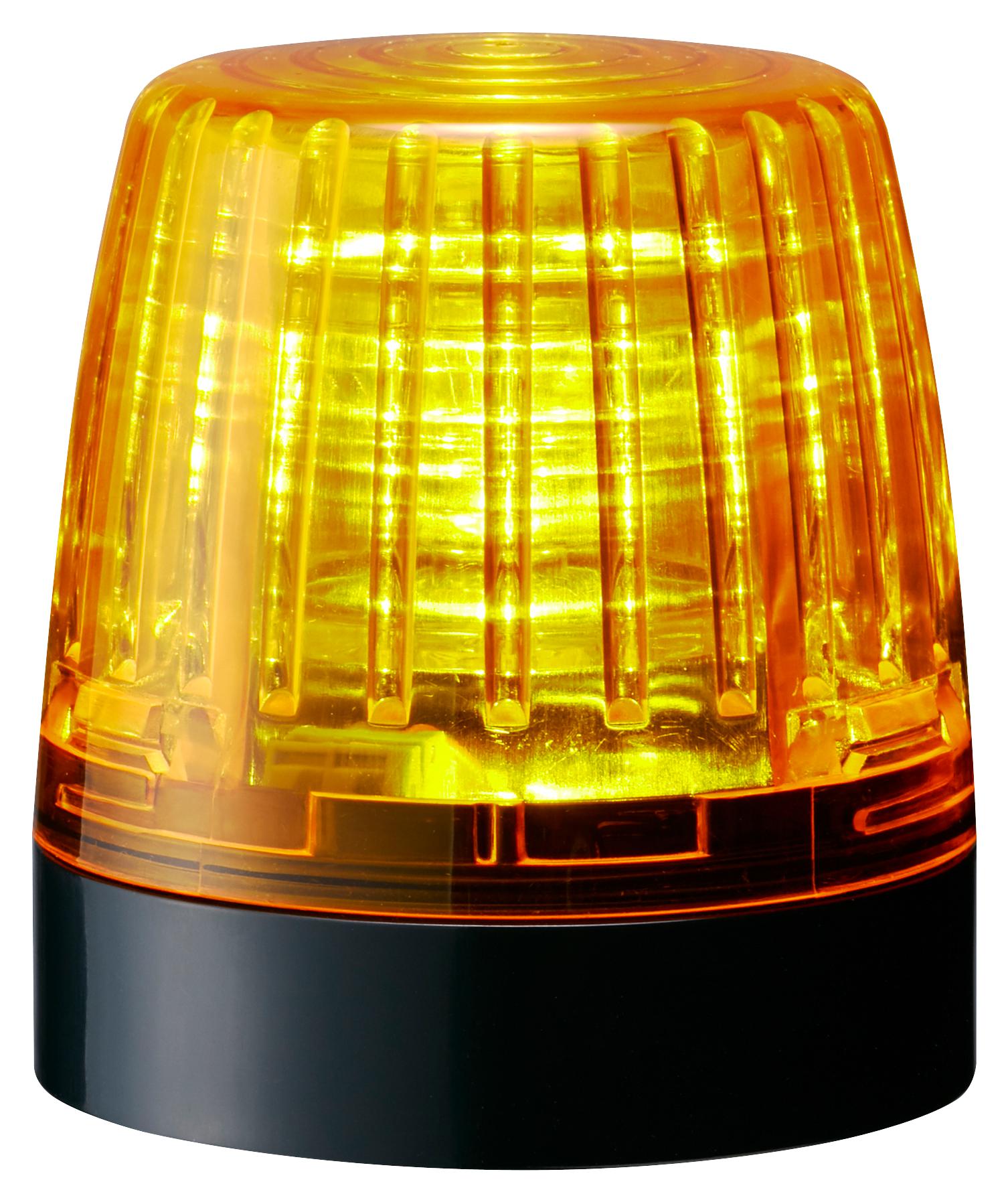 Patlite Ne-24A-Y Signal Light, 24Vdc, 0.6W, Amber, 56mm