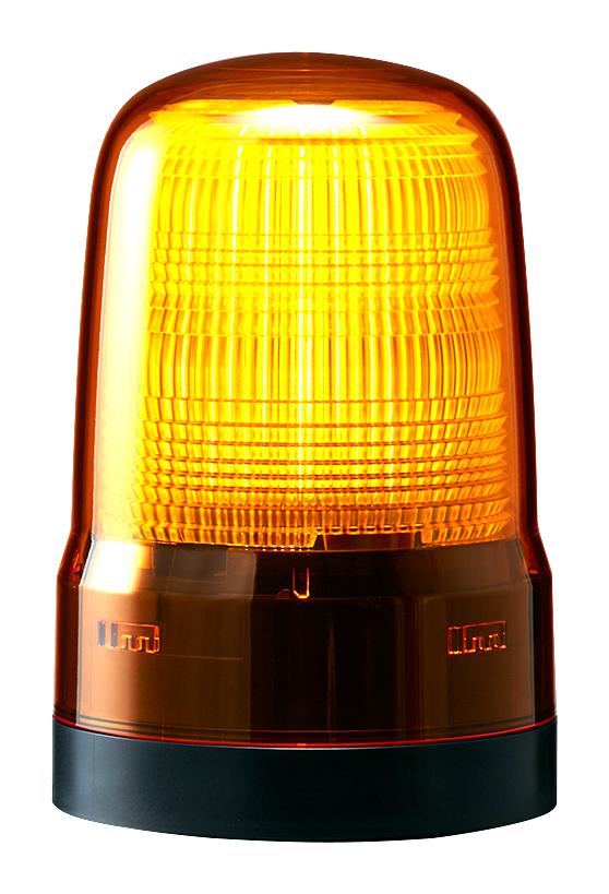 Patlite Sl08-M2Ktn-Y Beacon, 240Vac, 3.1W, Amber, 80mm