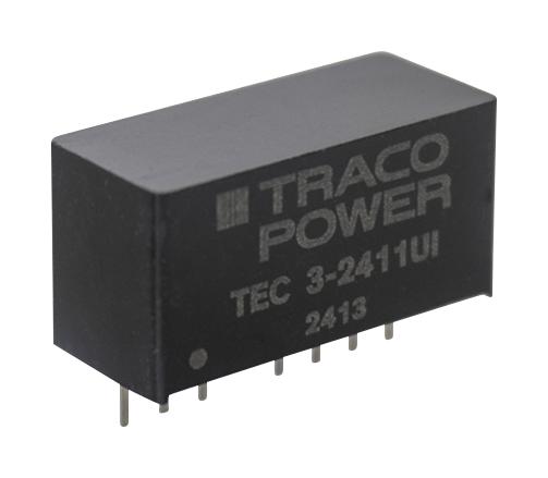 TRACO Power Tec 3-2423Ui Dc-Dc Converter, 15V/-15V, 0.1A