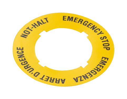 RAFI 5.76.204.100/0400 Emergency Stop, Adhesive Label