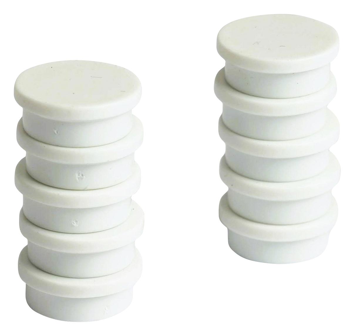 Eclipse Magnetics Rm765/w Marker Magnet, 20mm X 7mm, Wht, Pk10