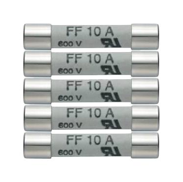 Testo 0590 0005 Spare Fuse Set, 600V, 10A, 5Pc