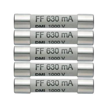 Testo 0590 0006 Spare Fuse Set, 1Kv, 0.63A, 5Pc