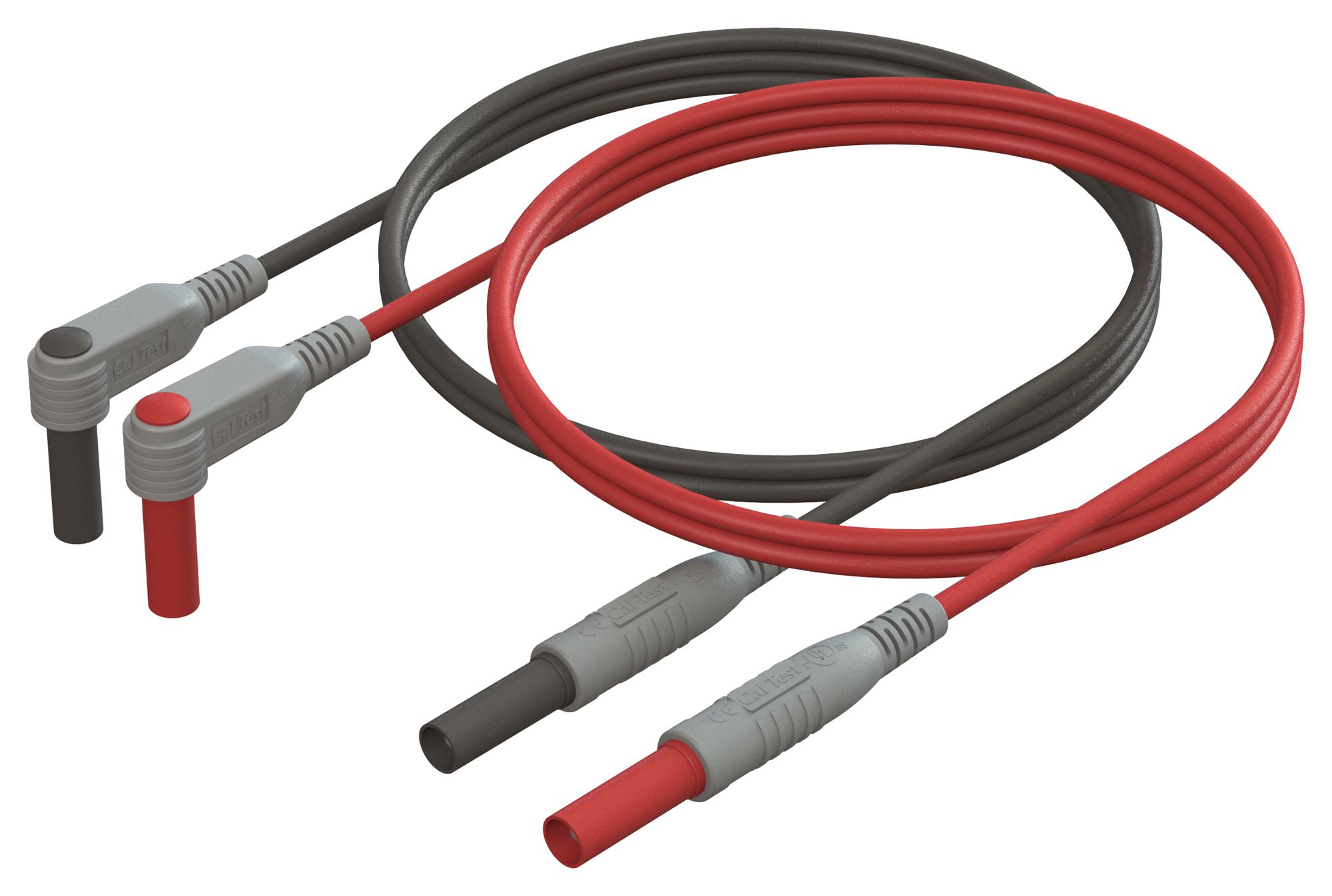 Cal Test Electronics Ct3754-200 Test Lead Set, Black/red, 10A, 1Kv, 2M