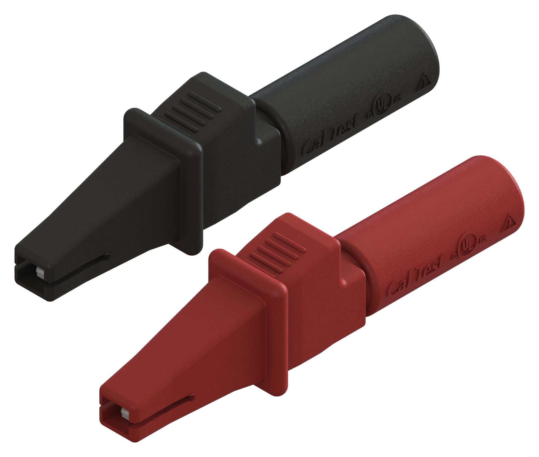 Cal Test Electronics Ct3943B Alligator Clip, Blk, Red, 5A, 9mm