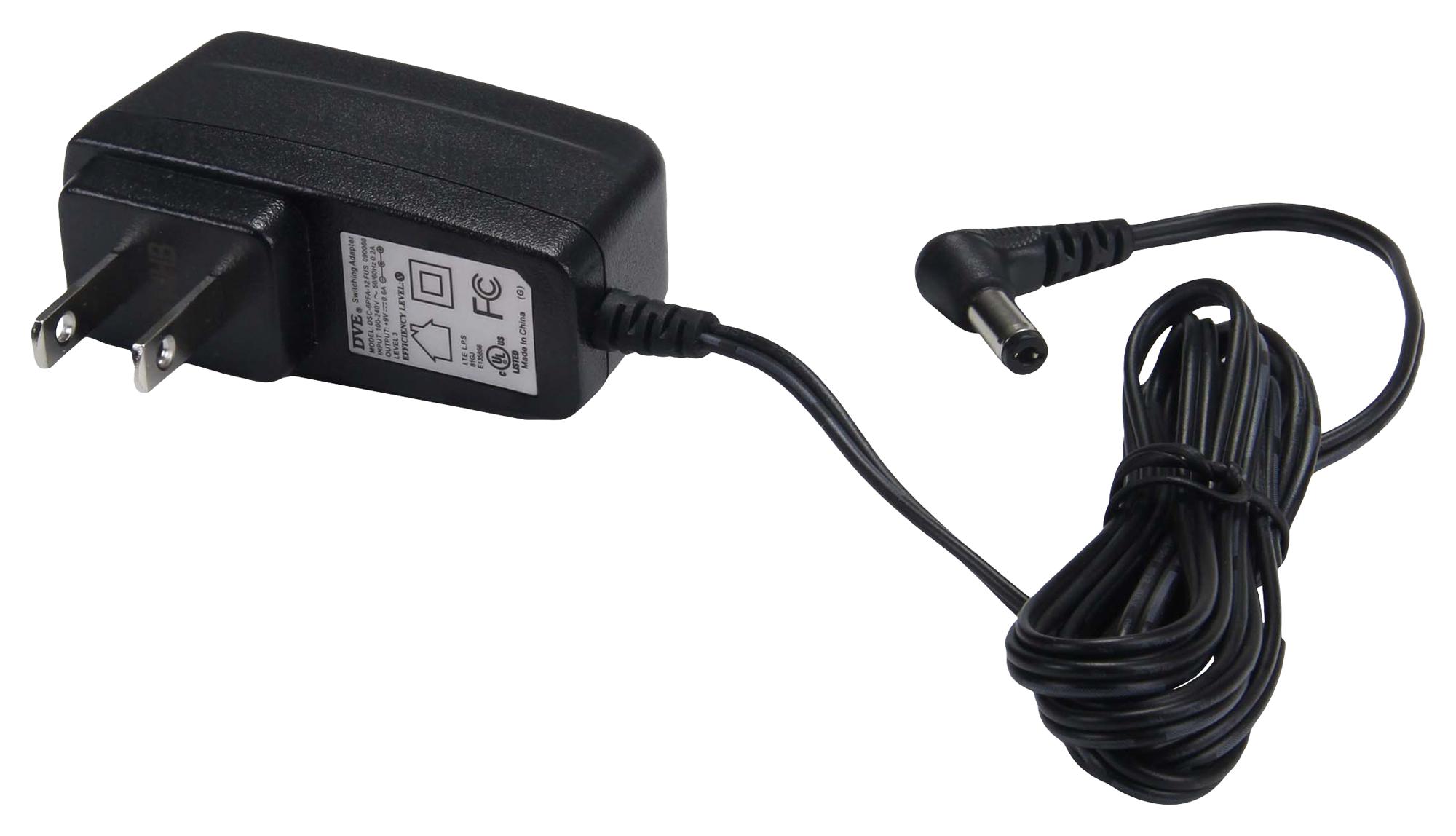 Sefram Ct3957-Na Power Adapter, Na Plug, 9Vdc, 0.3A