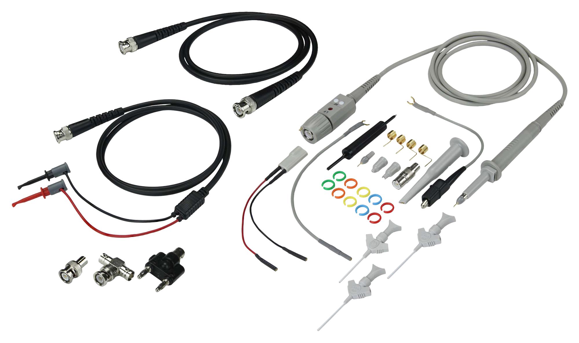 Sefram Ct3744 Oscilloscope Probe And Adapter Kit, 6Pc