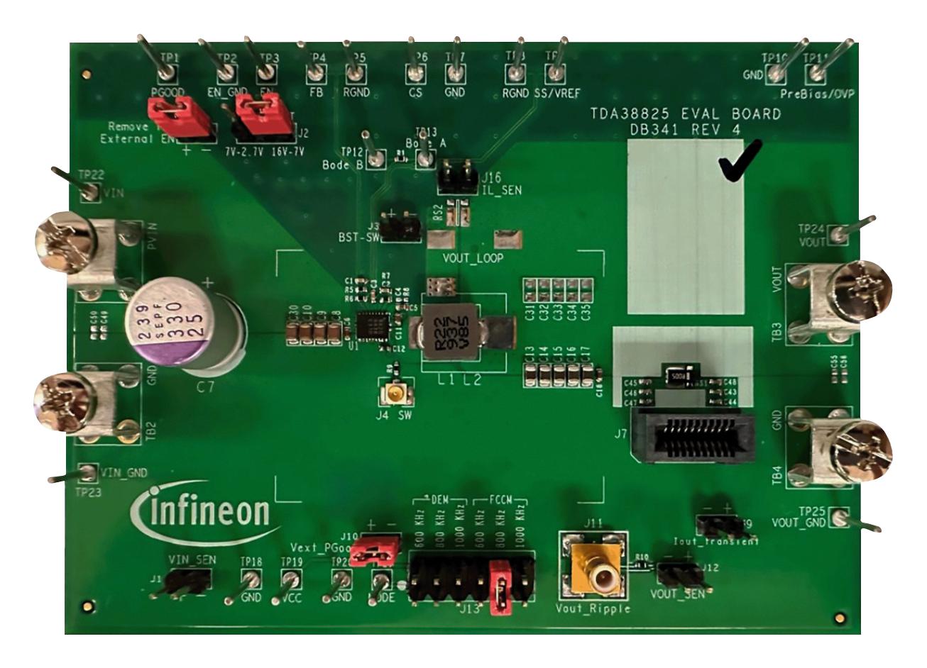 Infineon Evaltda388251Vouttobo1 Eval Board, 1Vout, Sync Buck Regulator