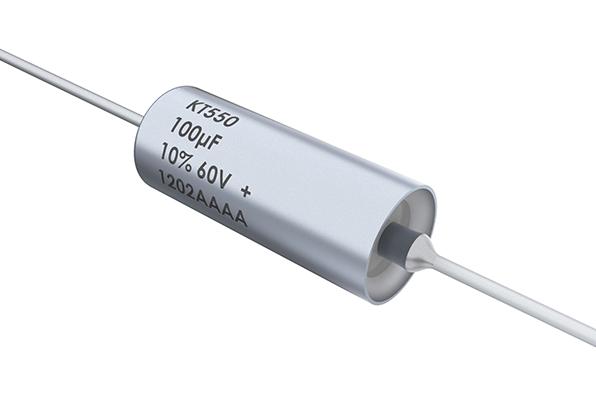 KEMET T550B107M060At Tant Poly Capacitor, 100Uf, 60V, Axl