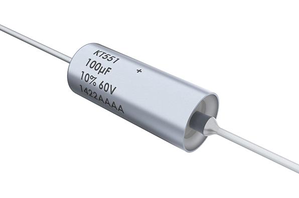 KEMET T551B127K050Ah Tant Poly Capacitor, 120Uf, 50V, Axl