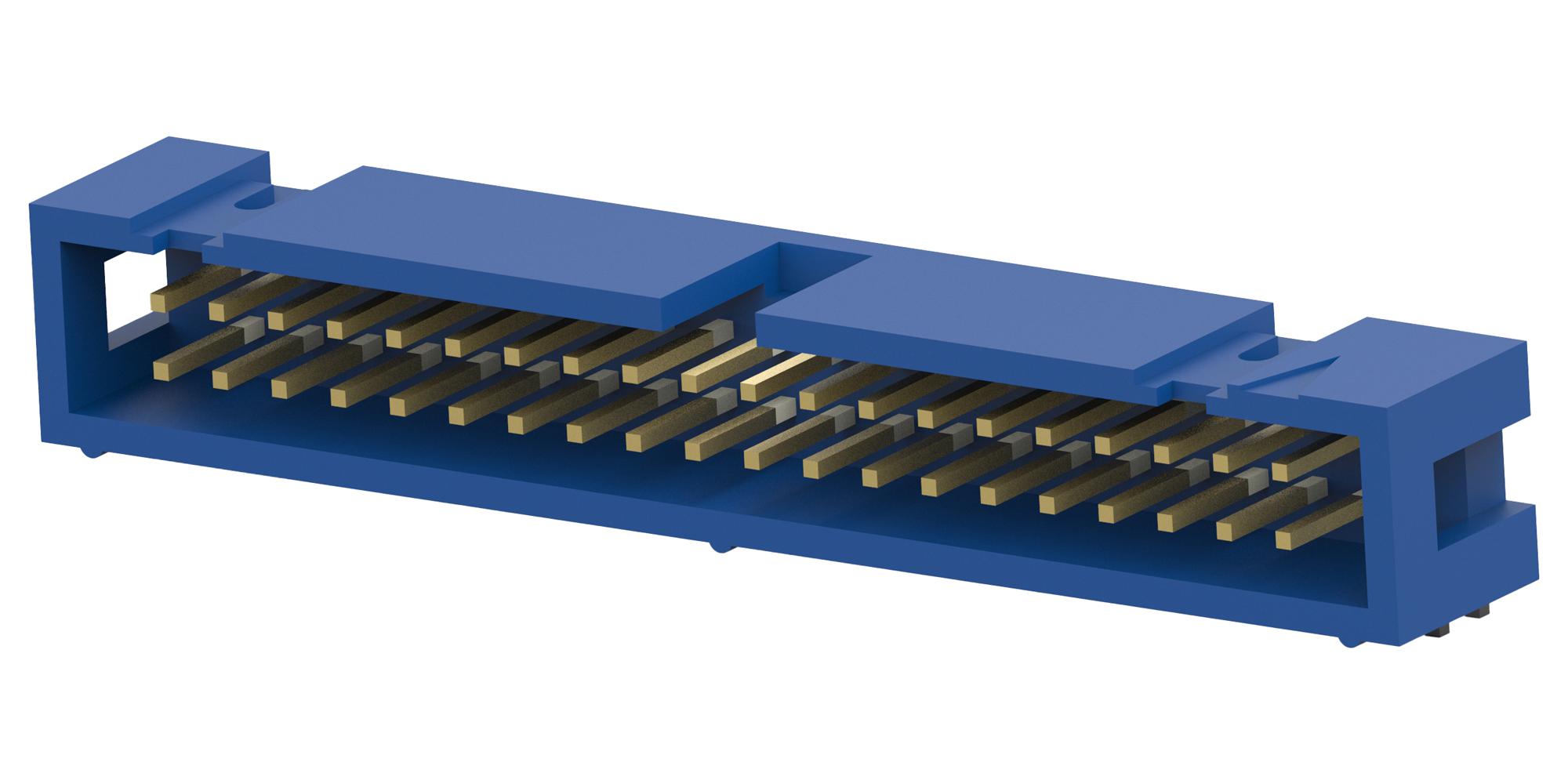 Te Connectivity 3-1761605-3 Connector, R/a Hdr, 40Pos, 2Row, 2.54mm