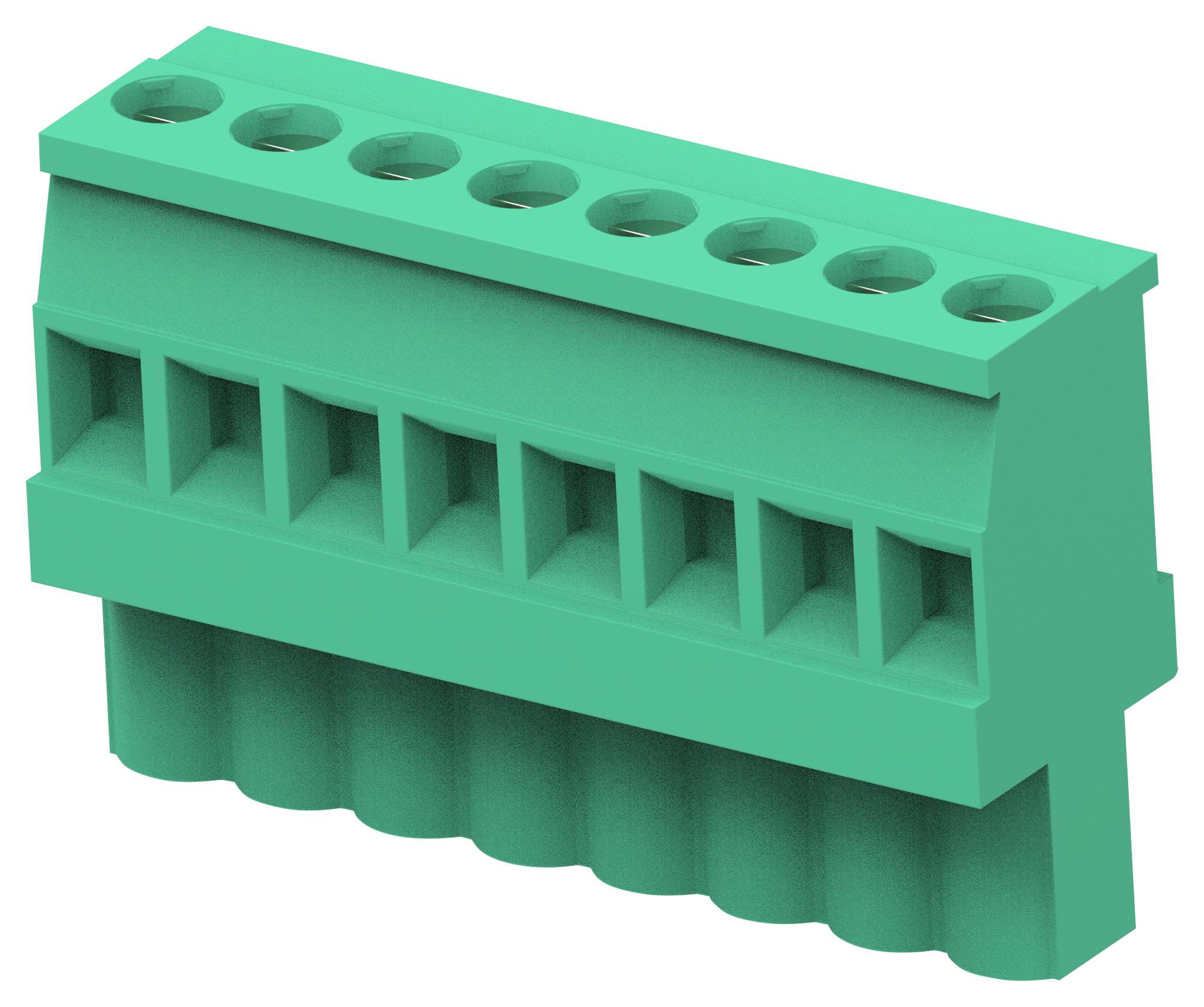 Te Connectivity 284040-8 Pluggable Terminal Block, 8Way, 30-12Awg