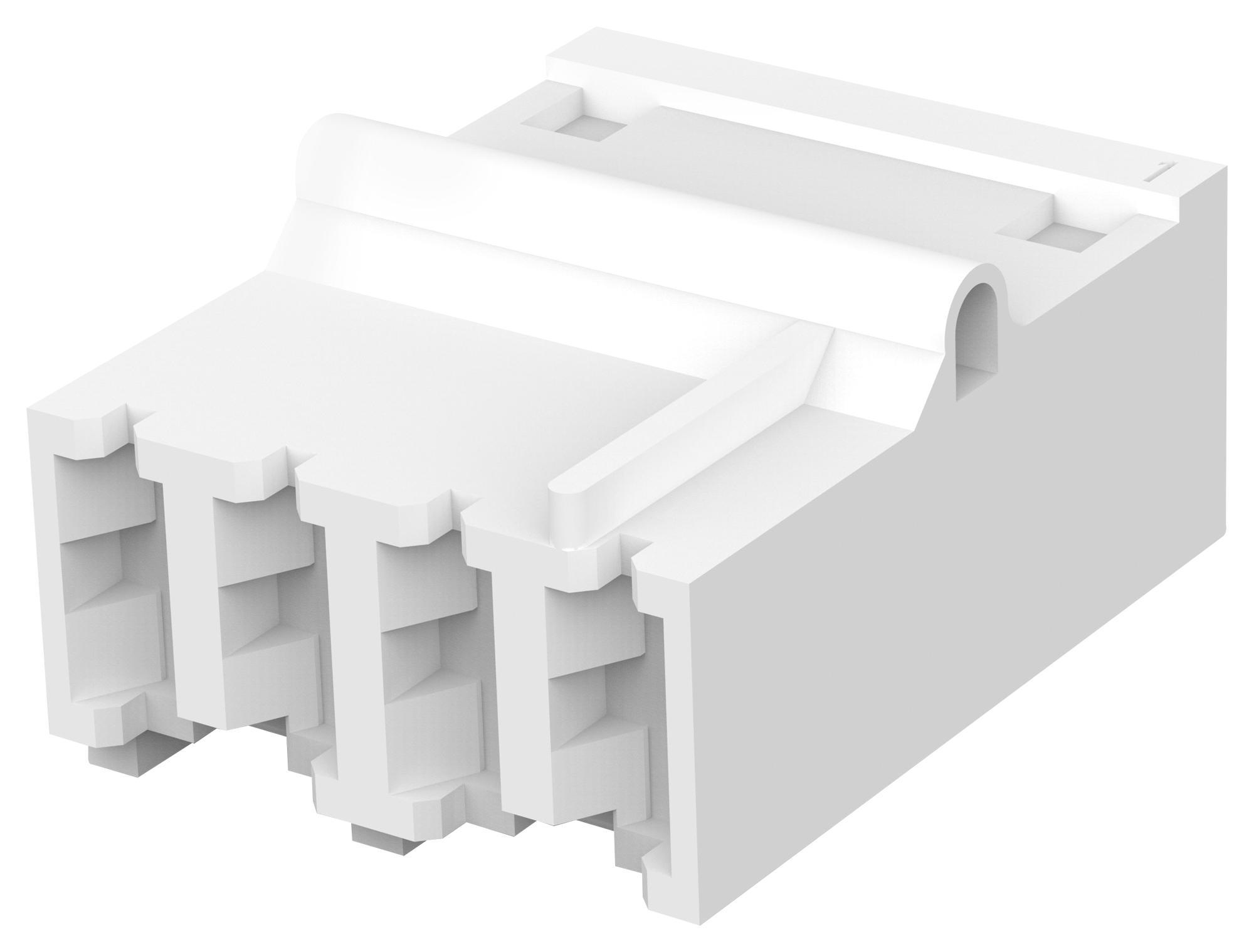 Te Connectivity 928344-4 Conn Housing, Rcpt, 4Pos, 1Row, 5mm