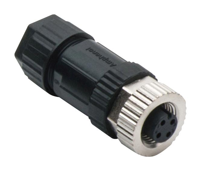 Amphenol LTW M12A-08Bffb-Sl7001 Sensor Connector, M12, Rcpt, 8Pos, Cable