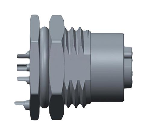 Amphenol LTW Msap-05Pffs-Sf8002 Sensor Connector, M12, Rcpt, 5Pos, Panel