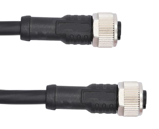 Amphenol LTW M12A12Fl-12Afl-Sd001 Cable Assy, M12 Rcpt-Rcpt, 1M