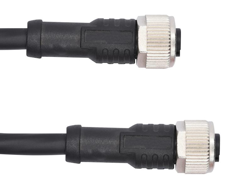 Amphenol LTW M12A05Fl-12Afl-Sd002 Cable Assy, M12 Rcpt-Rcpt, 2M