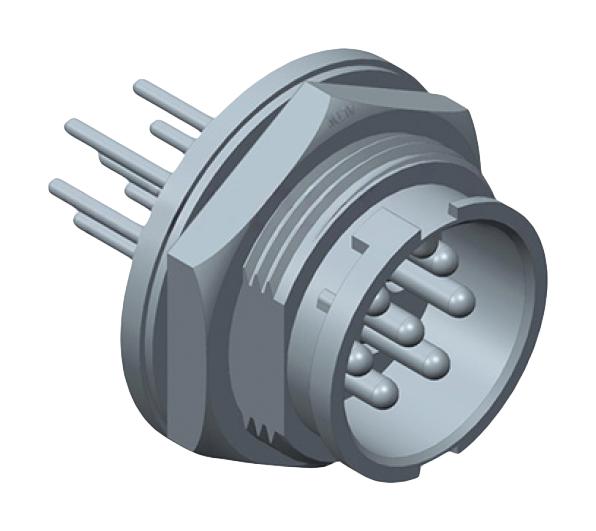 Amphenol LTW Du-22Pmmp-Lc7001 Circular Connector, Rcpt, 22Pos, Pcb