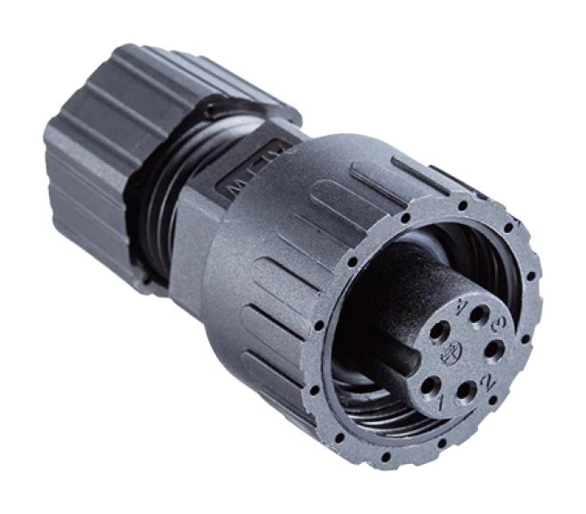 Amphenol LTW Pwe-07Bffa-Sl7001 Circular Connector, Rcpt, 7Pos