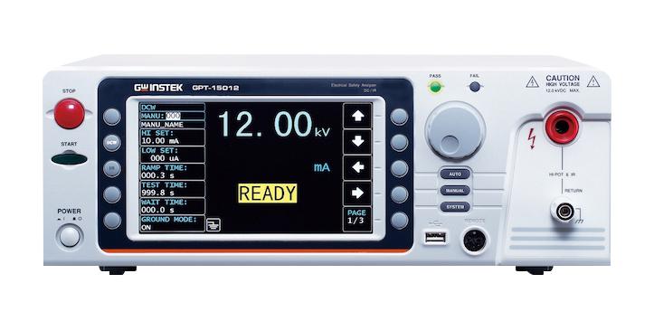 Gw Instek 01Pt15K500Gt Safety Analyzer, Dc, 50V To 12Kv