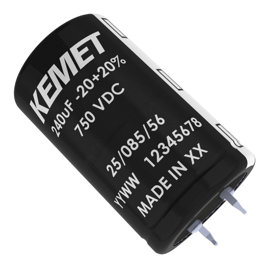 KEMET Alv70C131De700 Capacitor, Alu Elec, 130Uf, 700V, Snap-In