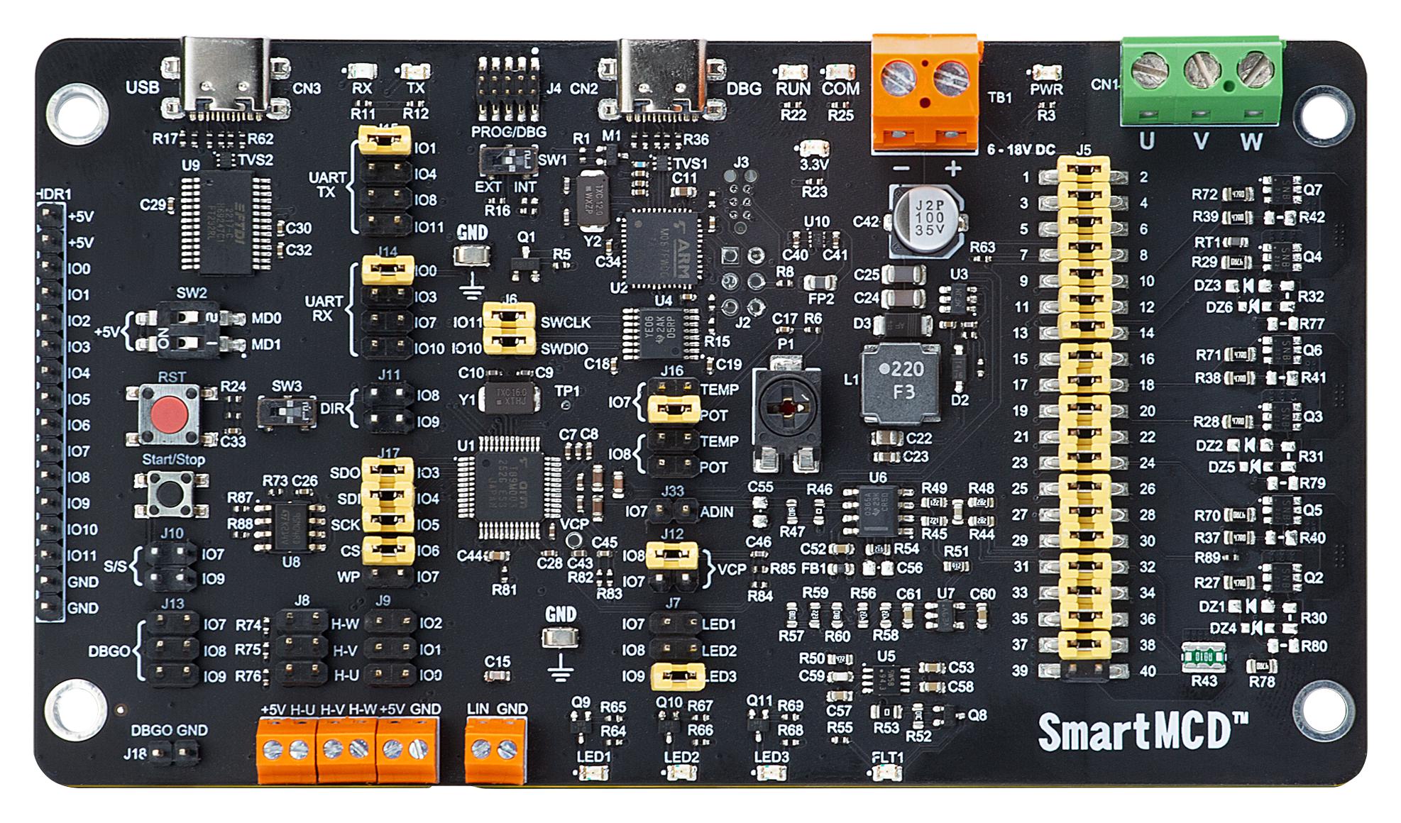 MikroElektronika Mikroe-5642 Smartmcd Brd, 3 Phase Bldc Motor Driver