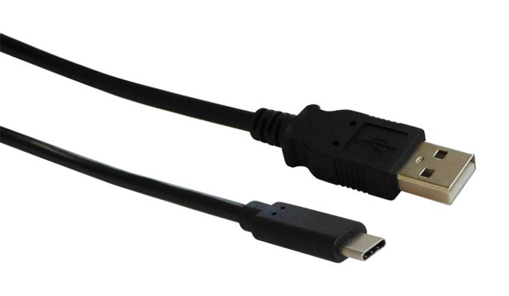 Stewart Connector Sc-2Cak030M Usb Cable, 2.0 C Plug-A Plug, 3M