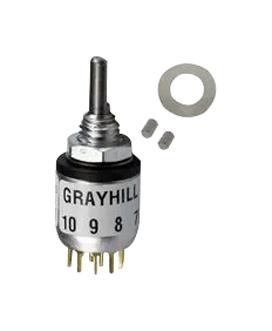 Grayhill 56Dp30-01-1-Ajn Switch, Rotary, Sp12T, 200Ma, 115V