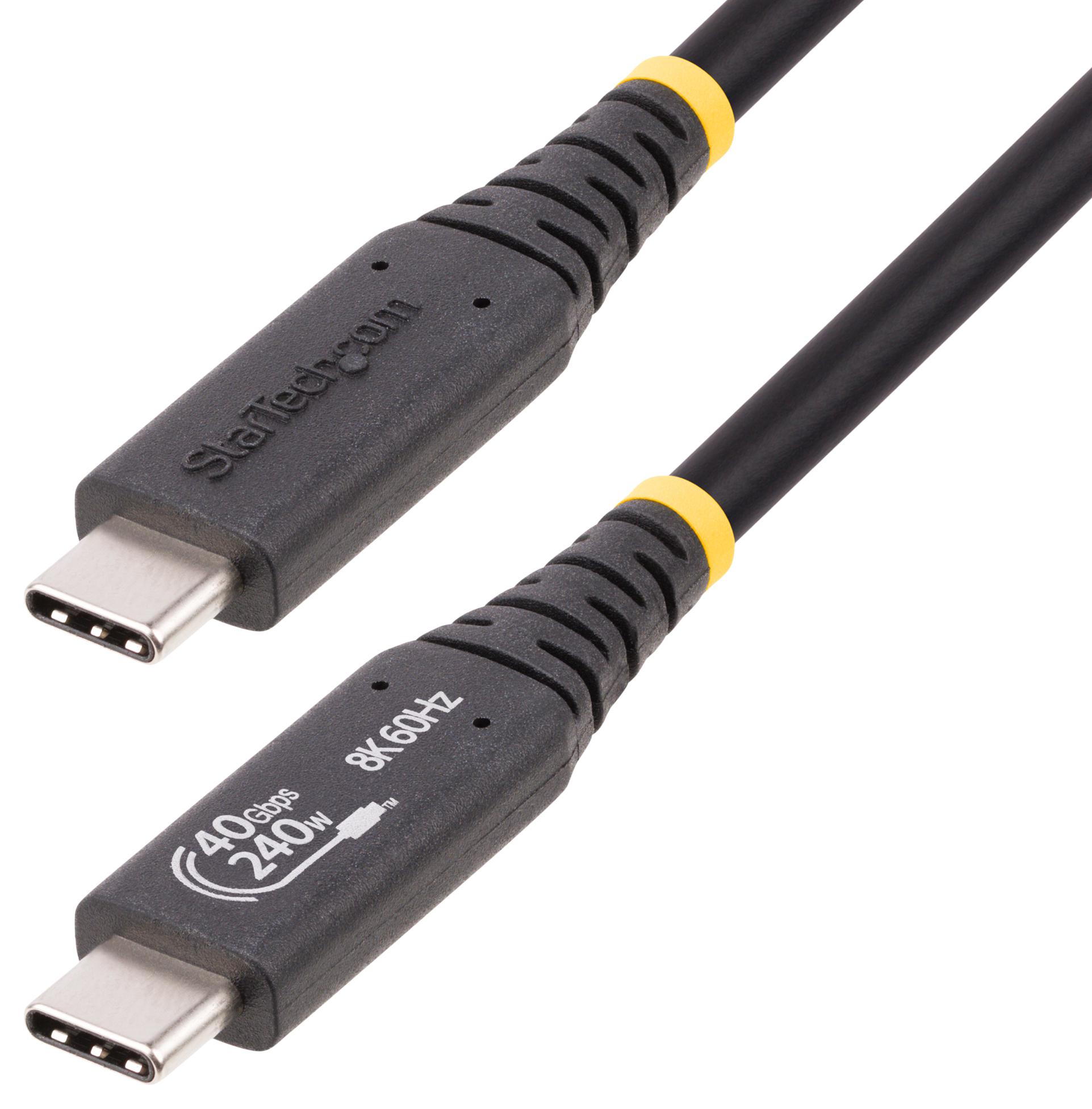 Startech 1M-40G-Usb4-Cable Usb Cable, Typ C Plug-Plug, 1M