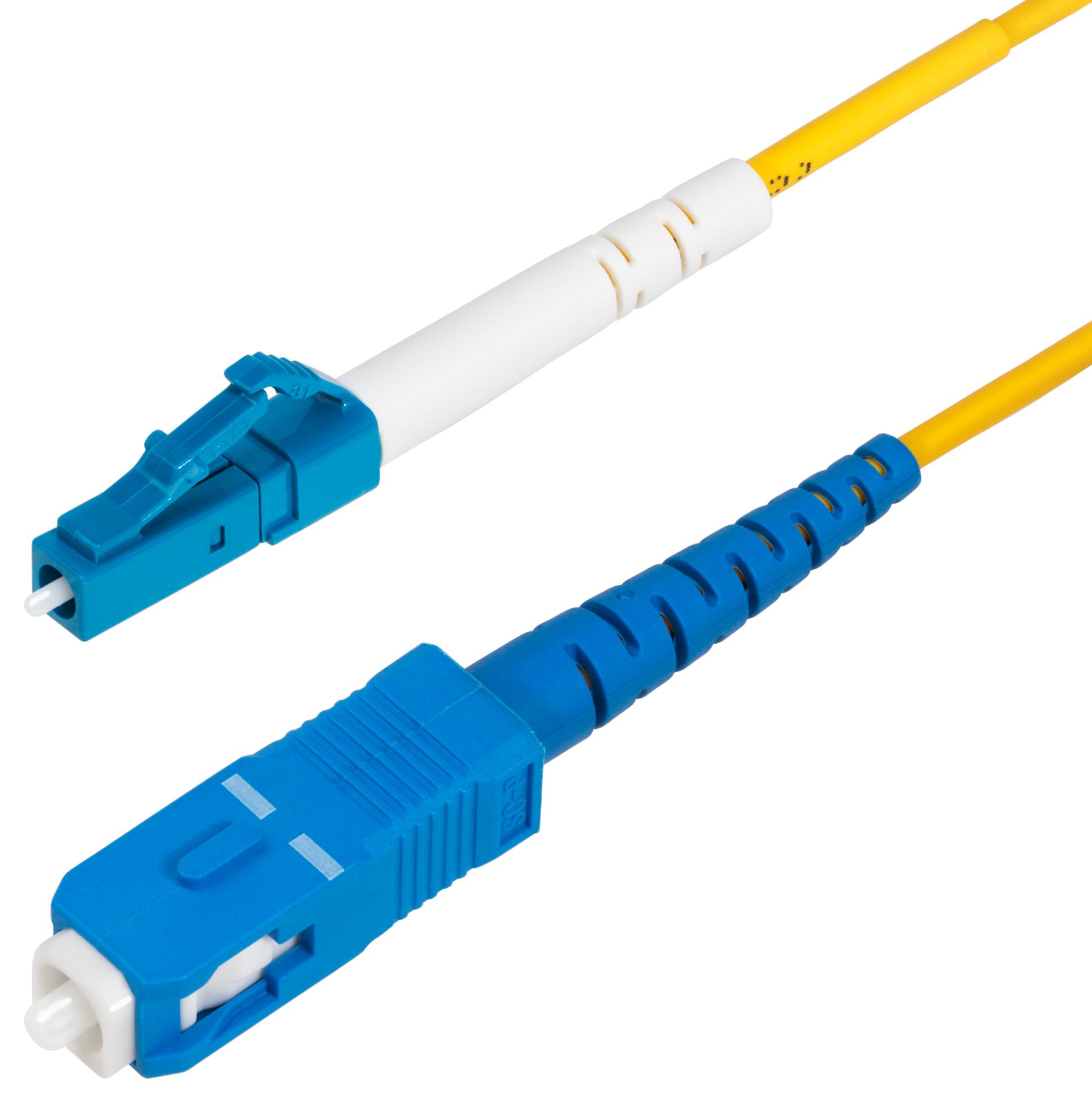 Startech Spsmlcsc-Os2-15M Fibre Optic Cable, Lc-Sc Simplex, 15M