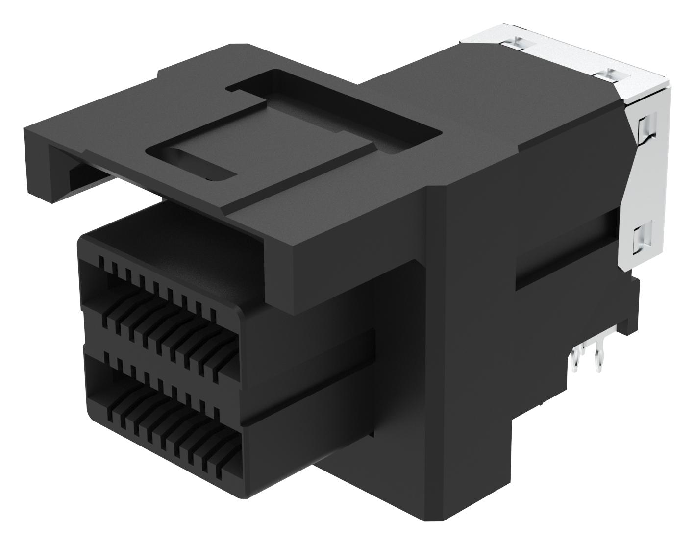 Amphenol Communications Solutions G40H11331Hr I/o Connector, R/a Rcpt, 36Pos, Th