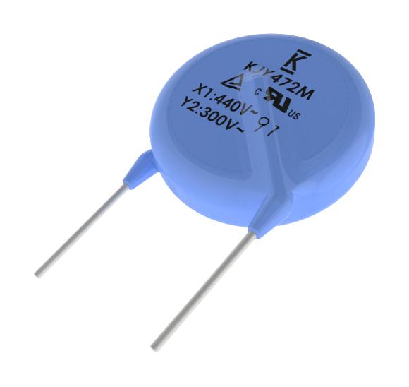 KEMET C737U222Mzwdba7317 Suppression Capacitor, 2200Pf, X1/y2, Radial